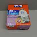 Hefty Ultra Strong 13 Gallon Trash Bags, Tall Kitchen Trash Bags 13 Gallon Size, Drawstring Closure, Continuous Odor Control, White, Lavender and Sweet Vanilla Scent, 80 Bags