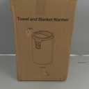 Towel Warmer, 20L Towel Warmers for Bathroom with LED Display for Time and Temperature, Style Warmer with Delay Timer 0.5-24H, Heating Time 30/60/90 Mins, Child Lock