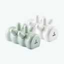 ThermaTouch Acupressure Massager: Alleviate Muscle Tension and Enhance The Therapeutic Effects with its Remarkable Heat Retention Properties, Providing an Elevated Experience. (White)