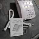 Big Button Phone for Seniors, Corded Landline Telephone with Handsfree Function and 9 Groups of Memory, One-Touch Dialling,Suitable People with Vision Disorders/Hearing Damage (EX-LD-858HF)