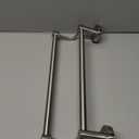 BESy Adjustable 16-26 Inches Double Bath Towel Bar for Bathroom SUS304 Stainless Steel Towel Holder, Hotel Style Wall Mount with Screws Hand Towel Bar Towel Rack Rod Hanger, Brushed Nickel Finish
