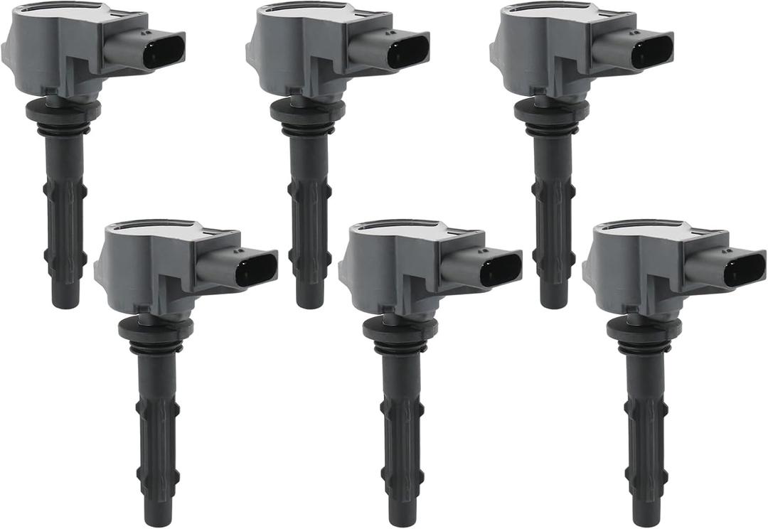 DICMIC Set of 6 Ignition Coil Pack Compatible with Mercedes Benz E350 GLK350 ML350 ML450 R350 S400 C230 C280 C300 C350 CLK350 SLK280 SLK300 SLK350 V6 3.0L 3.5L Replace# UF535, UF585, C1691, 5C1748