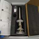 Bathroom Sink Drain Vanity Pop Up Drain Stopper for Sink Fits Standard Bathroom Sink Hole 1-1/2" to 1-3/4" Brushed Nickel with Overflow