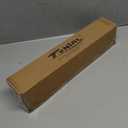 TONIAL Curtain Rods for Windows 20 to 53 Inch(1.6 to 4.4 ft), Telescoping Splicing 3/4 Single Rods 32 to 58 Inch(2.6-4.8ft), Christmas Decorative Rod with Acrylic Diamond Finial, Champagne Gold