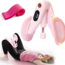 Thigh Master [2025 Upgraded], LED Pelvic Floor Exercise Devices, 10-78LB Thigh Master Thigh Exerciser, 360 Inner Thigh Exerciser, Hip Trainer Kegel Excerciser, Resistance Band