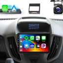 2+64G Android Car Radio Stereo for Ford Transit 2013-2019 with Wireless Carplay Android Auto, 9 Touch Screen Head Unit with Bluetooth GPS Navigation Mirror Link WiFi FM/RDS EQ Backup Camera SWC