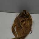 Allbell Body Wave Wig with Bangs Medium Length Ombre Blonde Wigs for Black Women Synthetic Wavy Curly Wigs Heat Resistant Fiber Hair for Daily 16Inch