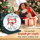 7 x I Love You More The End I Win Ornament - Couples Christmas Ornament 2025, Gift for Him Boyfriend and Love Gifts for Her - Couple Ceramic Ornaments for Christmas Tree