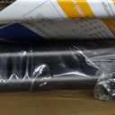 Tension Curtain Rod, 51-165 Inch,Spring Shower Closet for Windows or Shower,Easy to Install, No Drilling, Rust, Bathroom, Rod Diameter 1.26 Inches, Black,Umimile