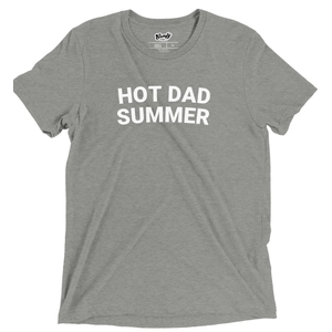 Mens Hot Dad Summer -Father's Day - Summertime Vacation Trip T-Shirt (Black)