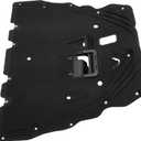 HECASA Engine Splash Shield Compatible with 2021-2025 Ford Bronco Sport Lower Engine Under Cover Guard Black Replacement for FO1228183