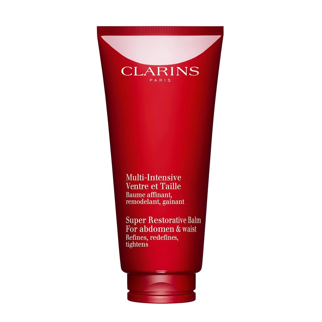 Clarins Super Restorative Abdomen & Waist | Anti-Aging Body Cream For Mature Skin Weakened By Hormonal Changes | Visibly Redefines for Slimming Effect | Firms, Tightens & Tones Skin | 6.8 Ounces