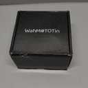 WahMOTOTin 2pcs Smoked Lens 4 inch Round LED Trailer Trucks Halo Parking Turn Signal Tail Lights Clear Lens Amber 64 LEDs w/ Rubber Grommet Sealed Waterproof IP67 For RV/ Van, DC 12V