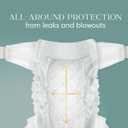 Pampers Amore, Size 1 (8-14 lbs), 198 Count, Our Best Diaper Hypoallergenic & Fragrance Free, Up to 100% Leakproof, Soft as Cashmere