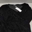 EXCHIC Women's Elegant Velvet Long Sleeve Maxi Dress Evening Party Dancing Dresses (Large, Black)