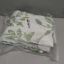 Sage Green Shower Curtain Floral Cotton Cottage core Shower Curtain for Bathroom 72" W x 84" L