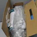 HYLEORY Heated Electric Blanket Throw 50" x 60" Soft Warm Flannel with 6 Heating Levels & 9 Hours Timer Auto Shutt Off, Heating Blanket for Full Body - Light Grey