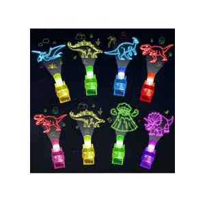 36 PCS Dinosaur Party Favors Dinosaur Birthday LED Light Up Finger Lights Glow in the Dark Dinosaur Party Finger Flashlights Bulk for Goodie Treat Bags Stuffers Dino Theme Birthday Party Supplies