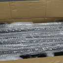 30 Pack Staircases Iron Balusters -1/ 2'' Square Hollow Metal Spindles with Single Basket and Double Twist Design, Includes 30 Flat Shoes & 30 Angle Shoes