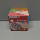 ddLUCK Sensory Activity Ball, Silicone Fidget Toys for Autism, ADHD, Stress & Anxiety Relief, 10 Colors Silent Calming Travel Play Fidgets Toy Balls for Kids 3+ & Adults with 20 Strings (White)