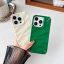 Caseative for iPhone 14 Pro Case,Water Ripple Pattern Curly Wave Shape Soft Phone Case (Purple)