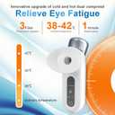 Eye Mist Steam Sprayer for Relief Dry Eyes, Facial Steamer, Eye Treatment, Portable Heated Eye Masks, Mini Eye Moisturizing Cleaning Soothing Steamer