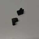 ELFJMZP ATX 8-pin Female to 8-pin Male 90-Degree Angle Connector Type A, Desktop PC GPU Graphics Card Power Connector Upward Conversion (Pack of 2)