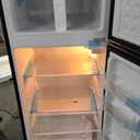 Frigidaire EFR753, 2 Door Apartment Size Refrigerator with Freezer, Retro Chrome Handle, 7.5 cu ft, Platinum Series, Stainless steel, 7.5 (Silver)