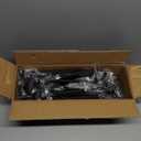 Garage Tool Organizer Wall Mount, 49.5 Inch Garage Organization and Storage Heavy Duty with 3 Packs Rails and 6 Adjustable Hooks, Garden Yard Tool Hanger Rack for Shovel, Max Load 600lbs