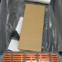 Stainless Steel Sifting Litter Box with Lid, Medium Sifting Cat Litter Box for Pine Pellets & Big Cats,Metal Pellet Sifter Litter Pan System for Odor Control,Sifting Box Liners & Scoop (M:19.7''13.8''8'')