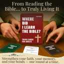 QUOKKA Bible Trivia Game for Adults  500 Bible Questions for Christians  Fun Christian Trivia Card Games for Adults & Family  Religious Gifts for Men and Women - 4 Rich Categories to Learn and Play