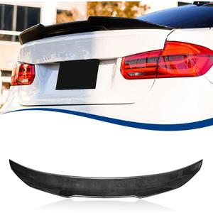 Carbon Fiber Pattern F30 Spoiler PSM-Style Compatible with (2013-2018) 3 Series F30 Sedan / F80 M3 Sedan