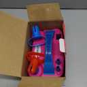 Growsun Electric Balloon Pump Air Inflator Portable Automatic Dual Nozzle Balloon Blower 110V 600W for Birthday Baby Shower Balloons Party Decorations (Rose Red)