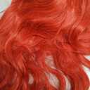 Red Curly Wig, Max Beauty Red Mermaid Cosplay Wigs for Woman with Starfish Hair Clips, Adult Long Hair Daily Wig Heat Resistant Synthetic Fiber for Halloween for Cosplay for Christmas (Red 1)