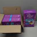 Poise Ultra Thin Incontinence Pads & Postpartum Pads for Bladder Leaks, 4 Drop Moderate Absorbency, Regular Length, 144 Count