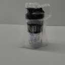 BlenderBottle Shaker Bottle Pro Series Perfect for Protein Shakes and Pre Workout, 24-Ounce, Black/Clear