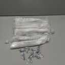 Rergy Cabinet Handles Marble Drawer Pulls and Knobs, 10Pack White Marble & Matte Gold 5inch Hole Center, T-Bar Hardware for Kitchen Dresser Zinc Alloy Furniture