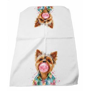 Gifts Dish Tea Towels for Kitchen Decor, Dog Lover Mom Gifts for Women Decorative Hand Towels, 16x24 Inch