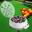 Pool Ball Cleaner,110V Automatic Billiard Ball Cleaner,Pool Ball Cleaner Machine,Electronic Pool Balls Polishing for 16 Billiard and Snooker Balls