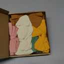 CLLOT 6 Pcs Baby Bows Headbands Nylon Hairbands Baby Girl Bows Hair Accessories for Newborn Infant Toddler Essentials (Brown Series) (Spring)