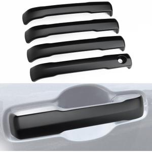 Car Door Handle Cover Compatible for 2022 2023 2024 2025 2026 Toyota Tundra Accessories Door Handle Protector for Tacoma 2024 2025 for 4Runner 2025 Matte Black