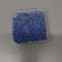 500Pcs Blue Map Pins, 1/8 Inch Map Tacks, Round Ball Head Map Push Pins, Small Thumb Tacks Push Pins for Travel Map, Bulletin Board, Picture, Cork Board, DIY Craft, School, Office, Home