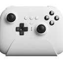 8BitDo Ultimate Bluetooth Controller with Charging Dock, Wireless Pro Controller with Hall Effect Sensing Joystick, Compatible with Switch, Windows and Steam Deck (White