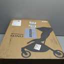UPPAbaby Minu V3 Travel Stroller | Lightweight + Compact Design | One-Hand Fold + Unfold | from Birth + Overhead Compatible | Jake (Charcoal/Carbon Frame/Black Leather)