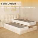 Maenizi Split California King Box Spring 5 Inch, Easy Assembly Bed Foundation, Heavy Duty Low Profile Metal Box Spring with Fabric Cover, Noise Free