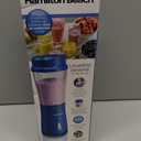 Hamilton Beach Portable Blender for Shakes and Smoothies, 14 Oz BPA Free Travel Cup & Lid, Durable Stainless Steel Blades, Personal Smoothie Blender, Blue, 51132G