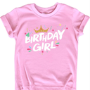 Birthday Girl Shirt Crown 1st First 2nd Two 3rd 4th 5th Toddler Birthday Outfit 5Y