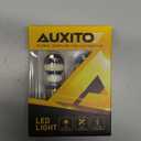 AUXITO 1156 LED Bulb White 400% Super Bright 7506 BA15S P21W LED Light Replacement with Projector for Backup Reverse Tail Brake DRL Turn Signal Parking Light, Pack of 2