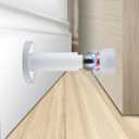 Door Stoppers  Heavy Duty Magnetic Door Stopper for Wall & Bottom of Door  Premium Adjustable Door Stop with Heavy-Duty Windproof Design, Constructed with SUS304 (White-1PCS)