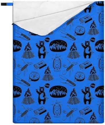 KidzAdventure Ultralight 3 Season Kids Sleeping Bag | 50F- 70F Indoor/Outdoor Sleeping Bag for Boys, Girls, Toddlers and Youth | Ultra Compact, Ideal for Camping and Sleepover